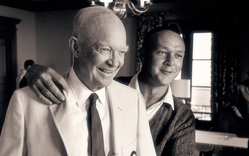 Palmer and President Dwight D. Eisenhower