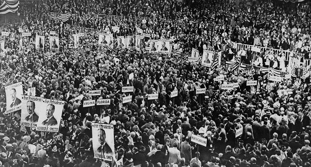 Its end was nigh by the time New York governor Alfred E. Smith failed to win the 1924 Democratic presidential nomination