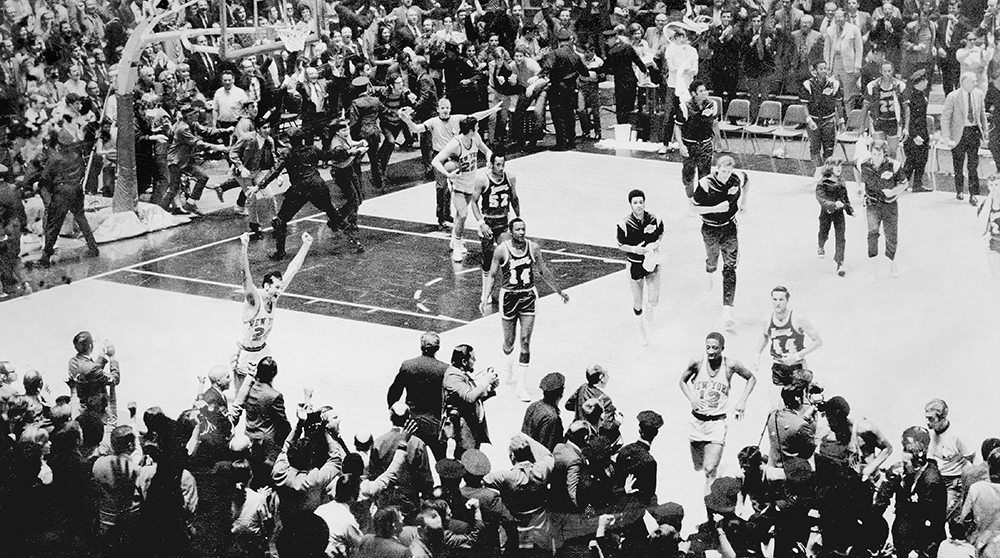 The Knicks overcome the Lakers to win the 1970 NBA Championship