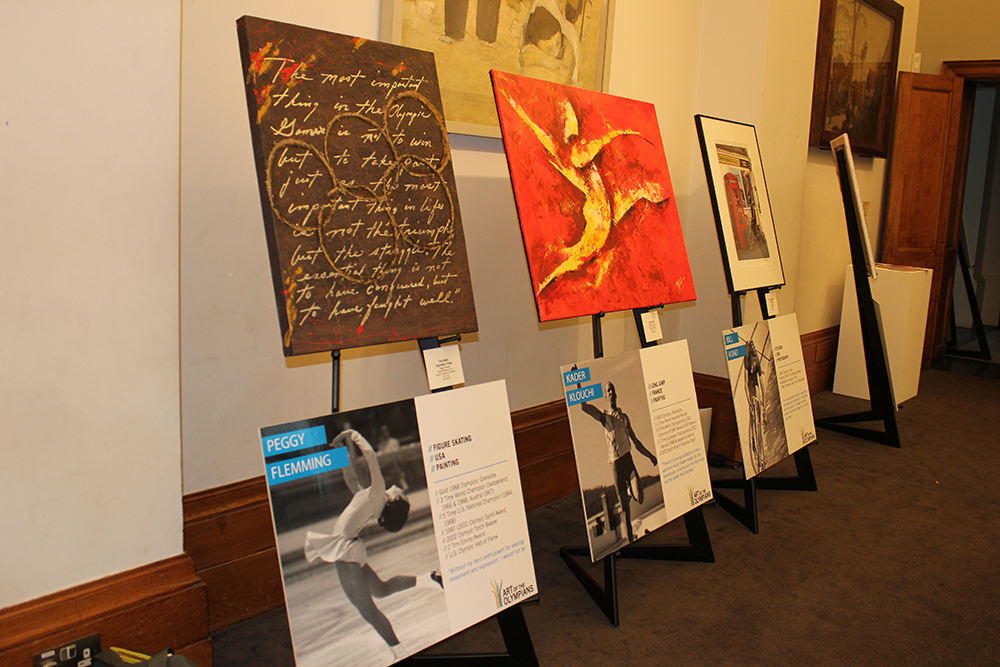 Art of the Olympians showcases original works from sporting’s greatest