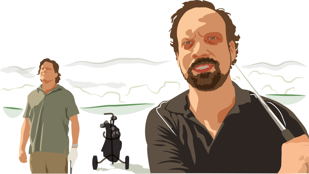 Sideways golf film