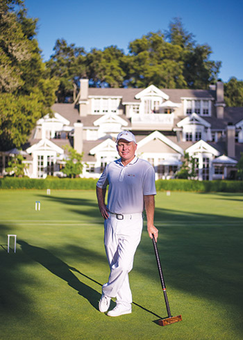 Mike McDonnell -  Meadowood’s croquet pro