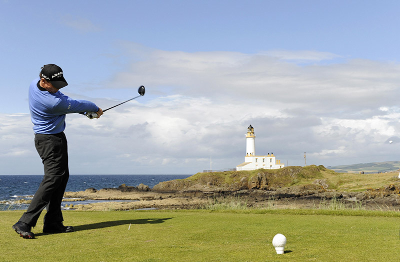 Turning back time: Tom Watson was a single shot away from winning the 2009 Open, back at Turnberry