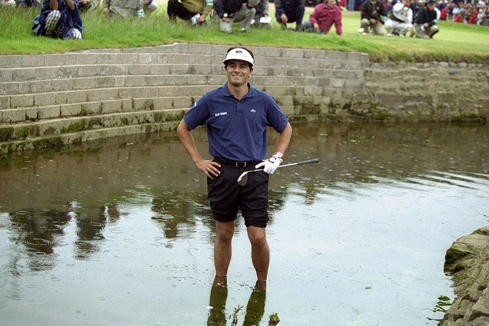 Jean Van de Velde in Carnoustie’s Barry Burn