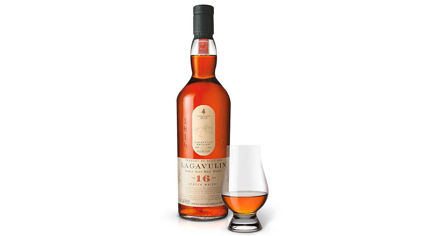 Lagavulin 16 Year Old, a classic single malt that encapsulates the island on which it is distilled