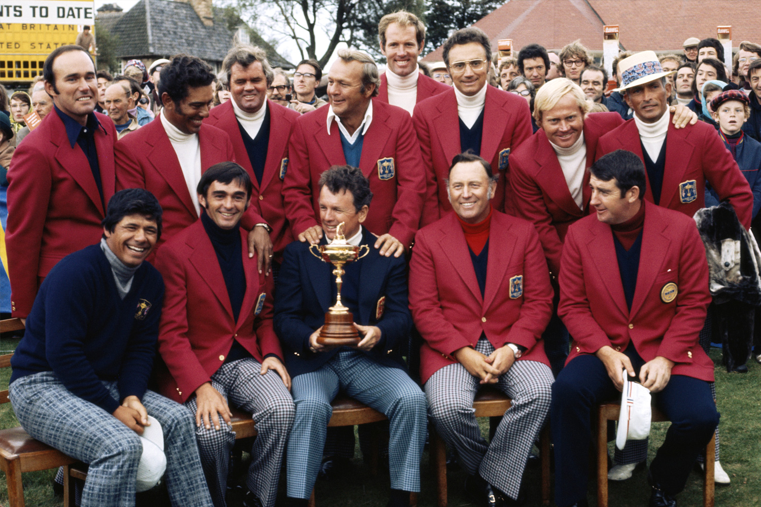 Palmer winning the 1973 Ryder Cup at Muirfield
