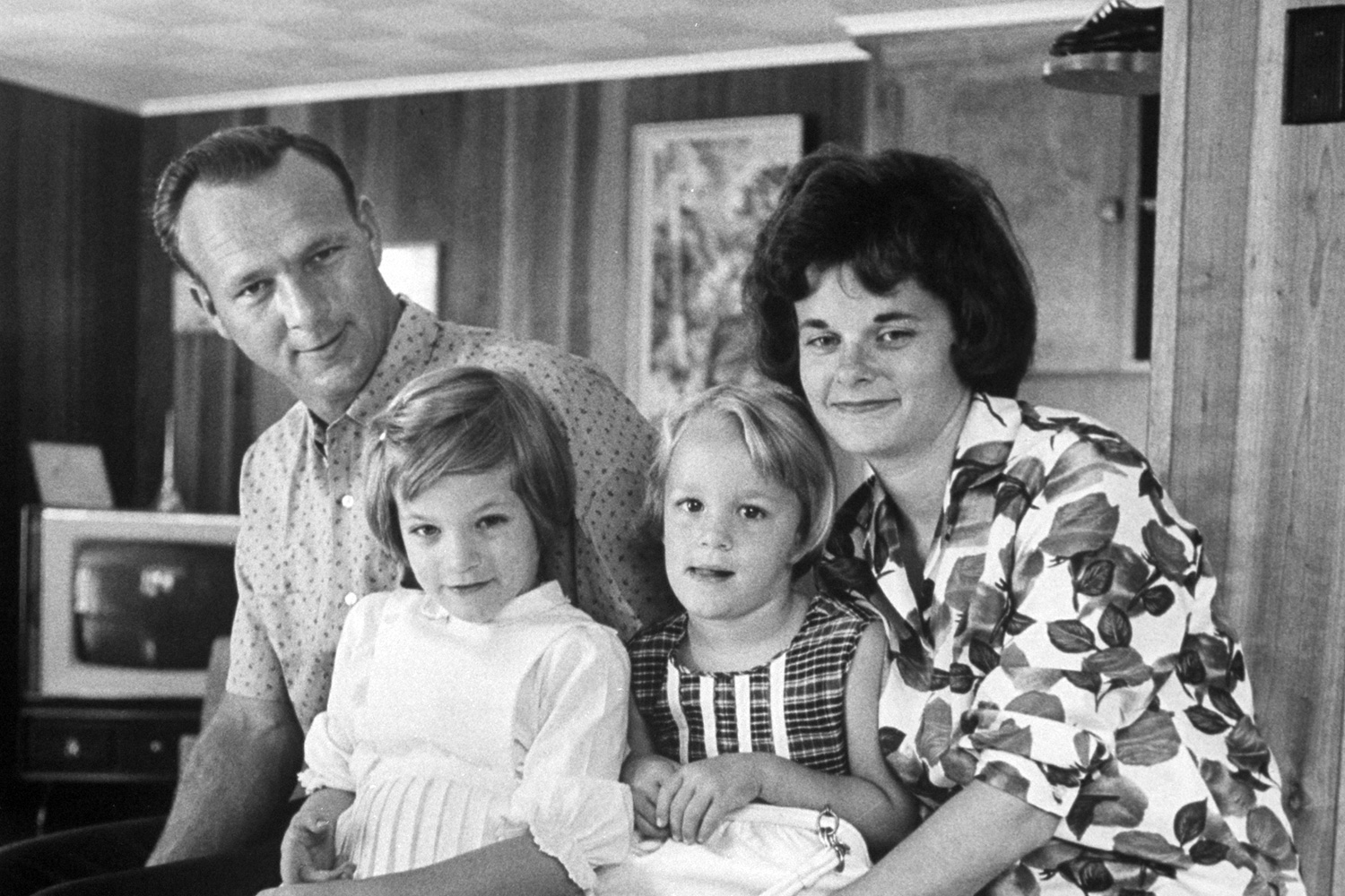 Palmer with Peggy, Amy and Winnie