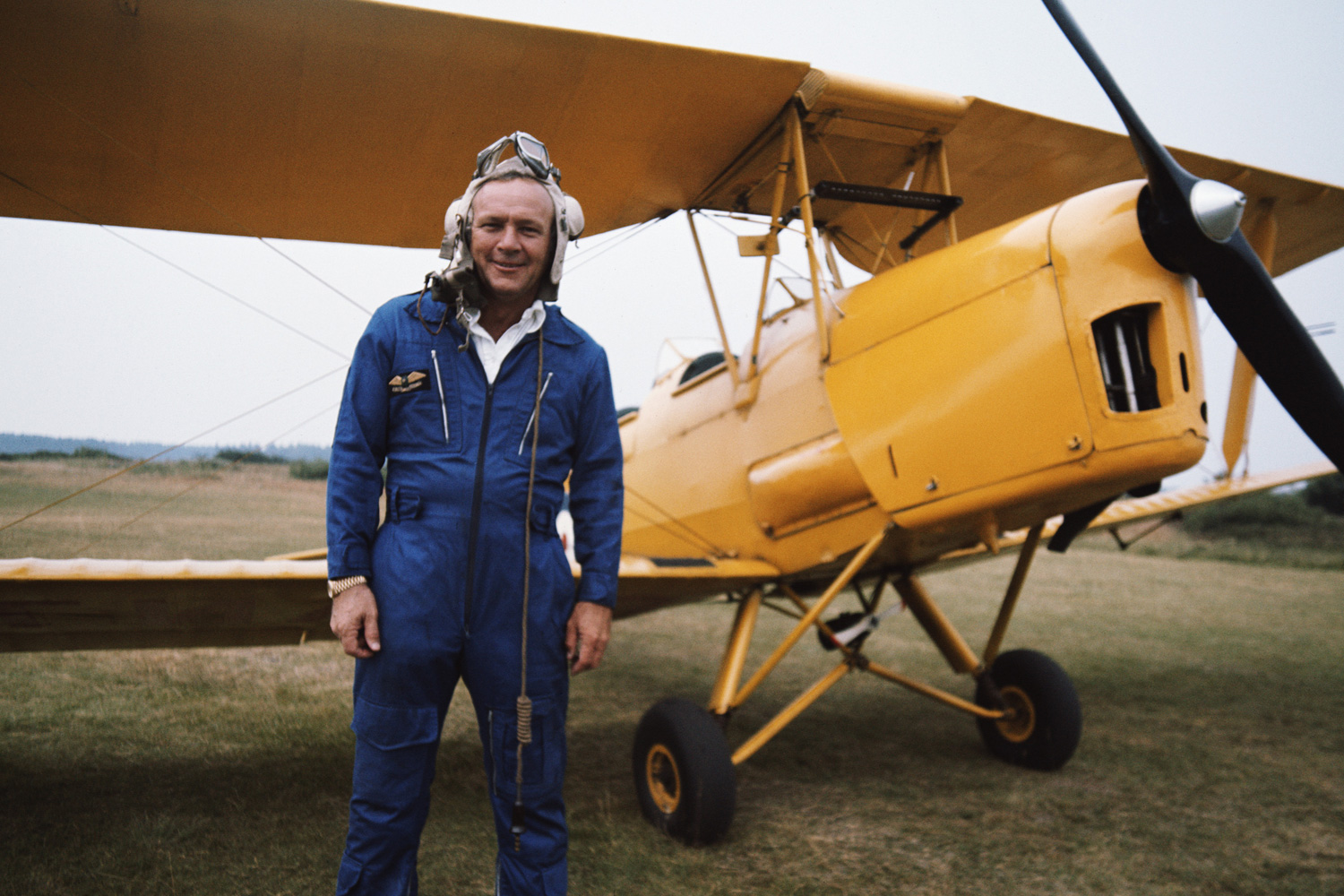 Palmer, the devoted aviator