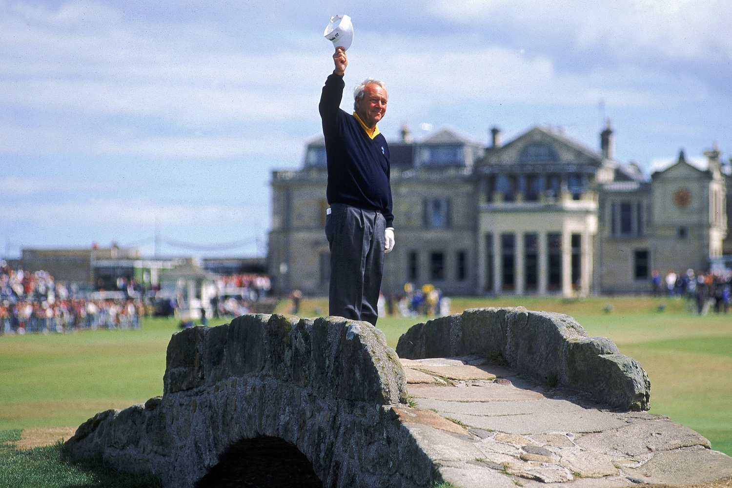 Palmer on the Old Course at St Andrews in 1995