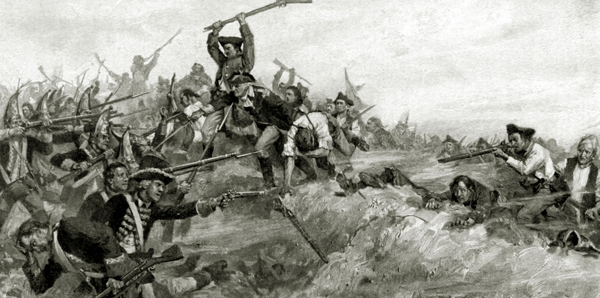 Giving it to the British at the Battle of Bennington