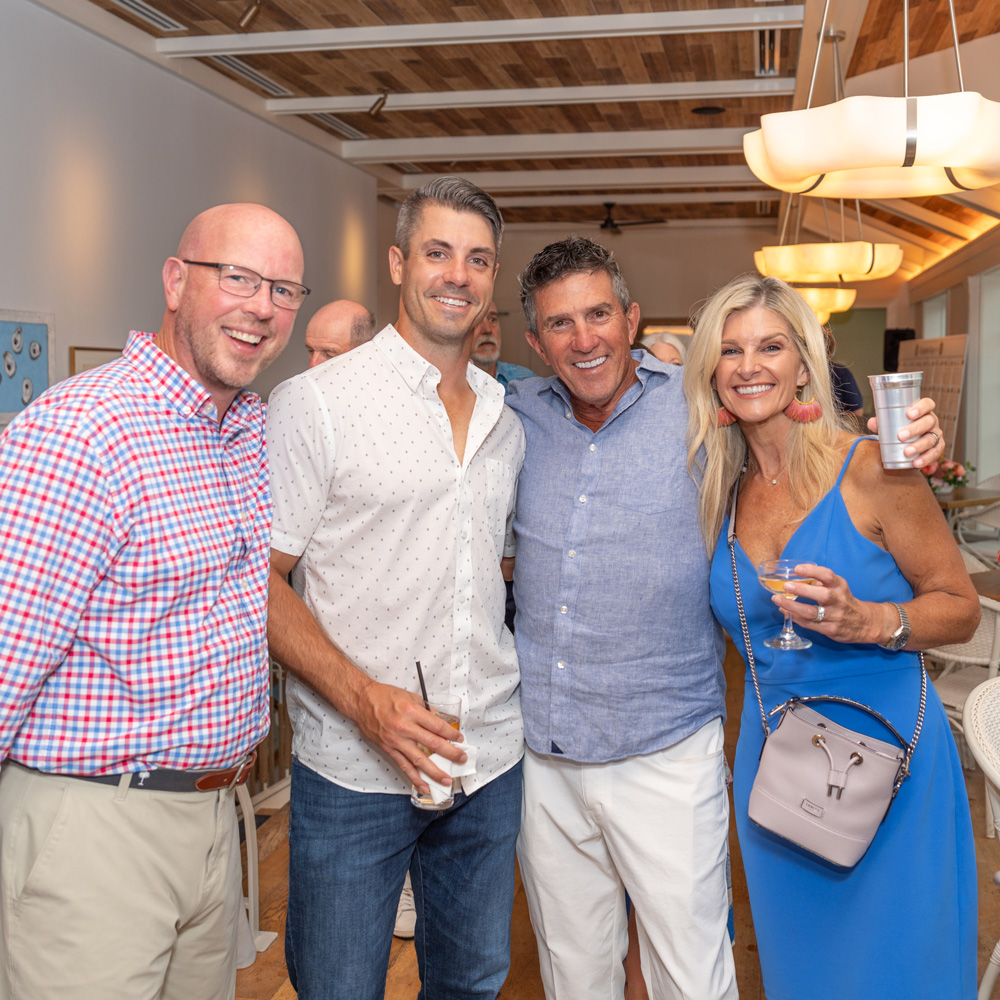 Guests enjoying the Friday evening event at Quarterdeck